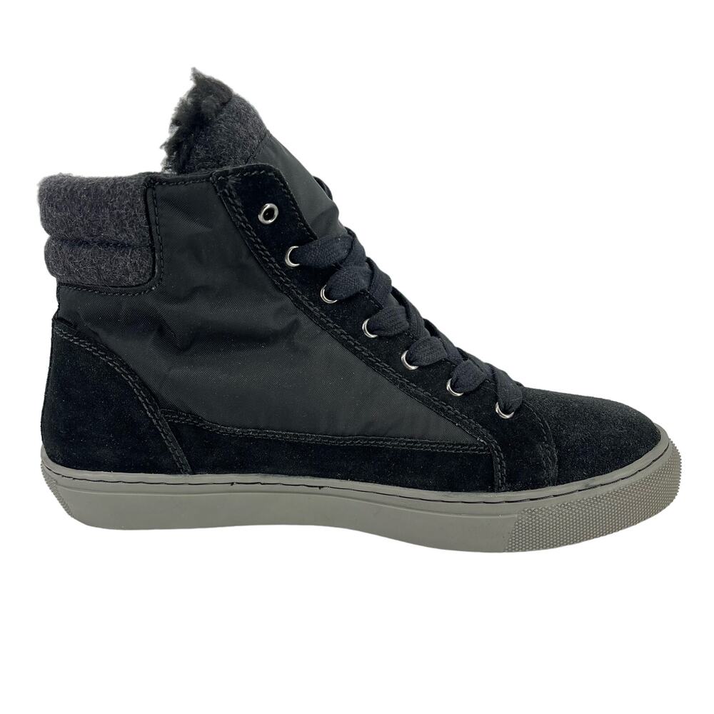 Cougar Waterproof High Top Sneaker with Faux Shearling Trim Womens Sz 6